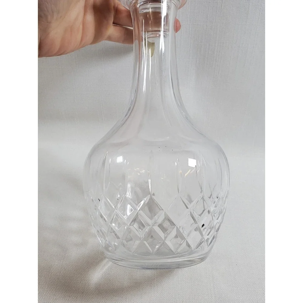 Vtg A.G. Durand France Cut Lead Crystal Decanter w/Stopper 24% Lead‎ Crystal Bar